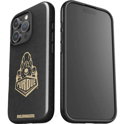 Purdue University Signature Logo iPhone 16 Pro Impact Case